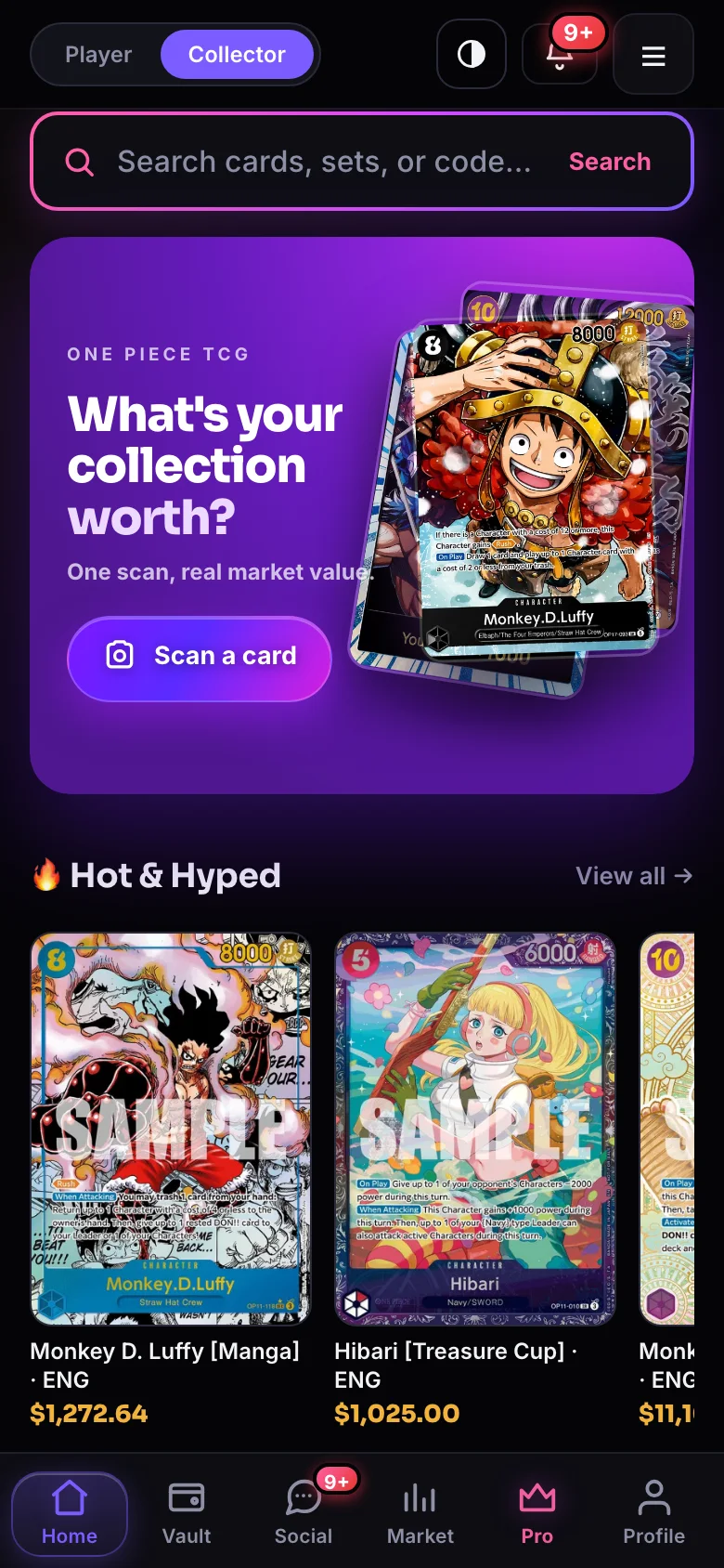 Collector in Mugipocket