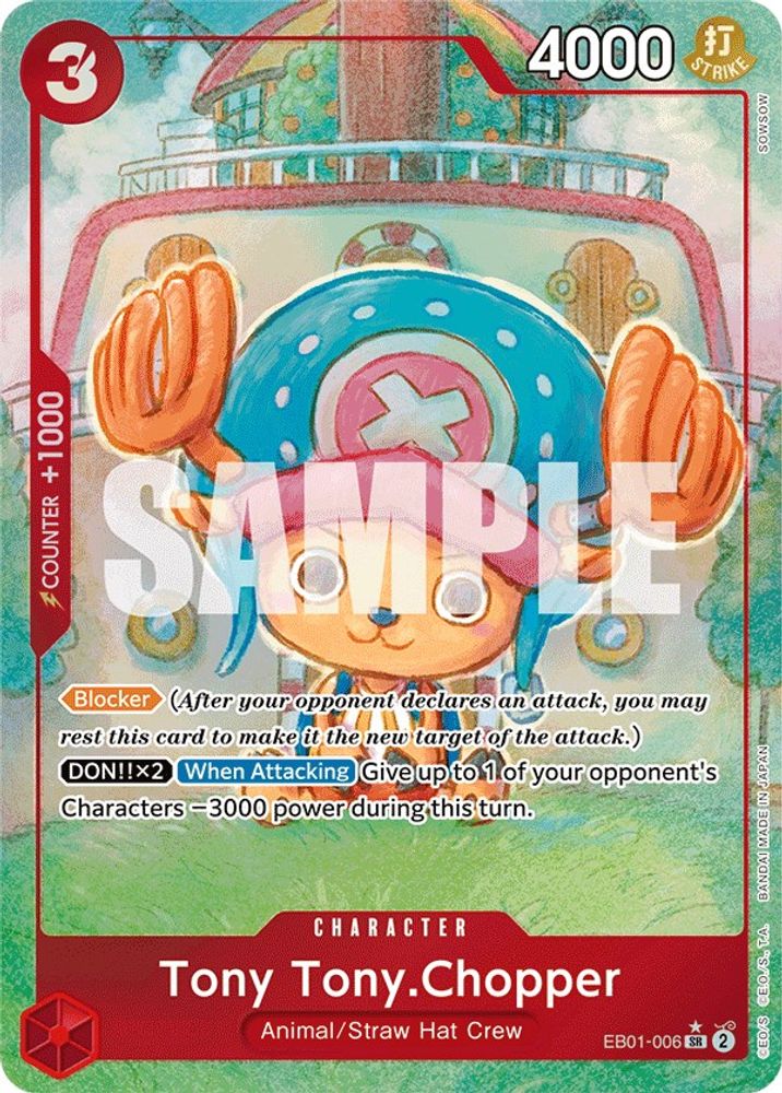 Tony Tony.Chopper [Alternate Art] EB01-006 One Piece Card Game