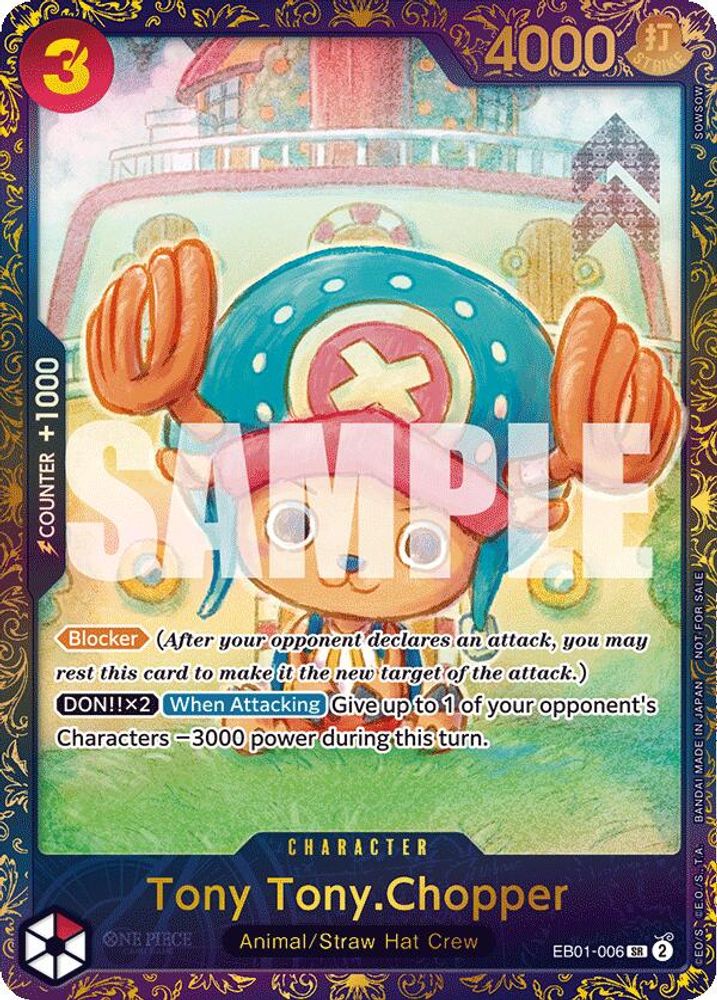 Tony Tony.Chopper [Treasure Cup] EB01-006 One Piece Card Game