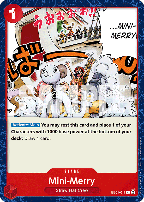 Mini-Merry EB01-011 One Piece Card Game