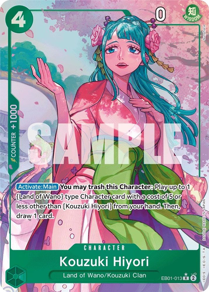 Kouzuki Hiyori [Alternate Art] EB01-013 One Piece Card Game