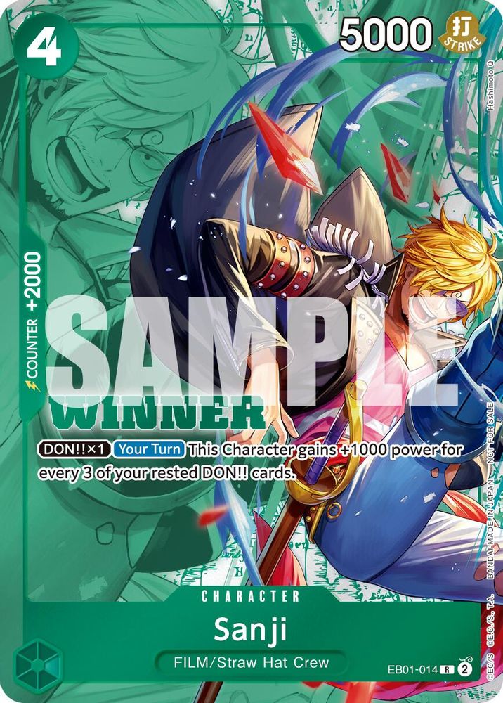 Sanji [Winner] EB01-014 One Piece Card Game