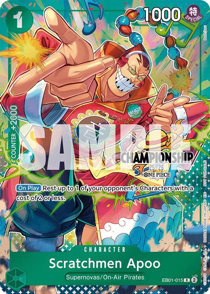 Scratchmen Apoo [Championship 25-26] EB01-015 One Piece Card Game