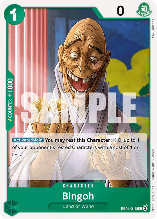 Bingoh EB01-016 One Piece Card Game