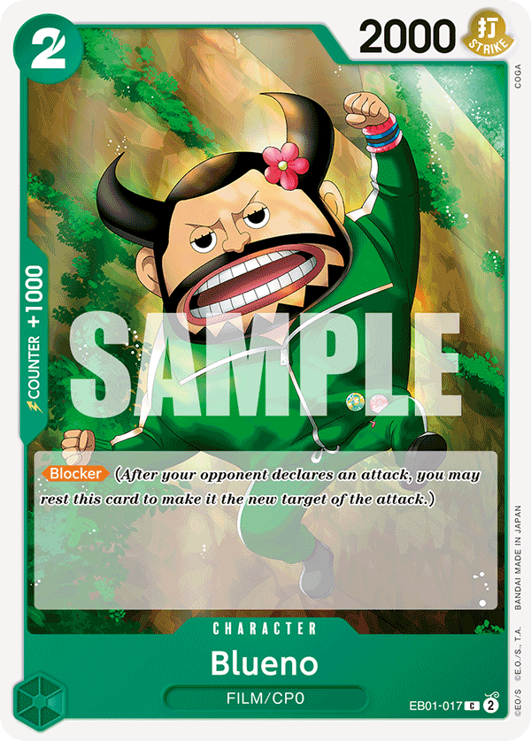 Blueno EB01-017 One Piece Card Game