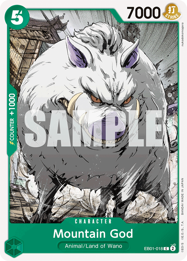 Mountain God [Foil PRB-02] JP EB01-018 One Piece Card Game