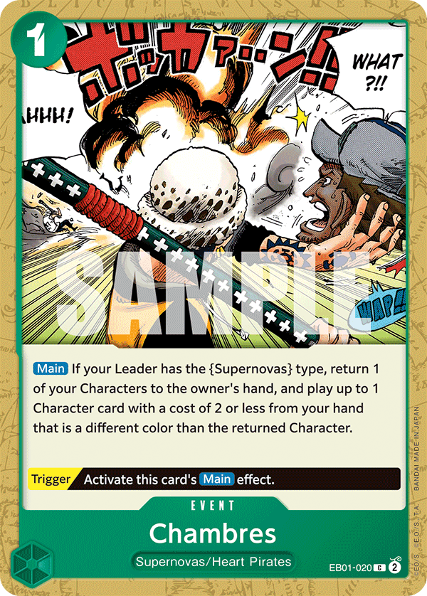 Chambres EB01-020 One Piece Card Game