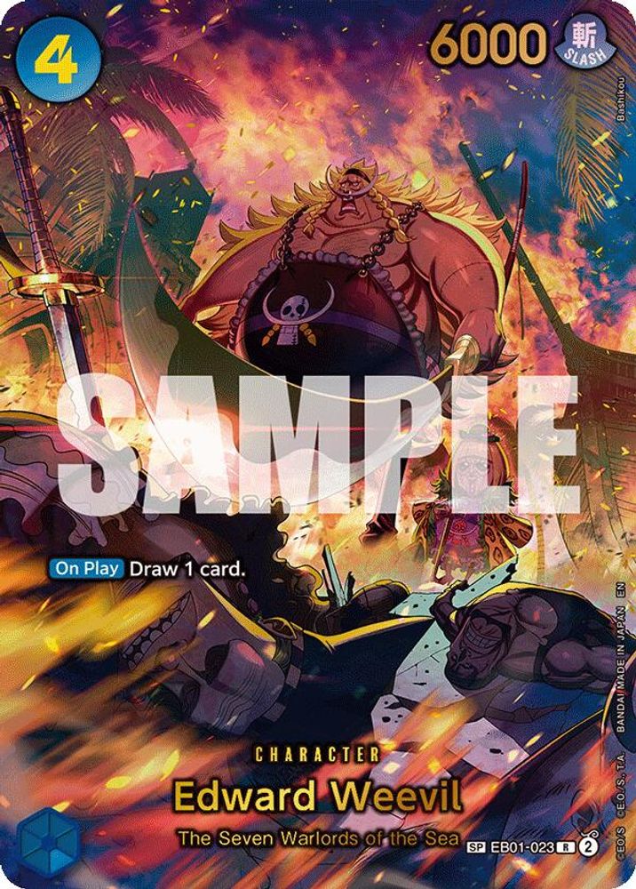 Edward Weevil [SP] EB01-023 One Piece Card Game