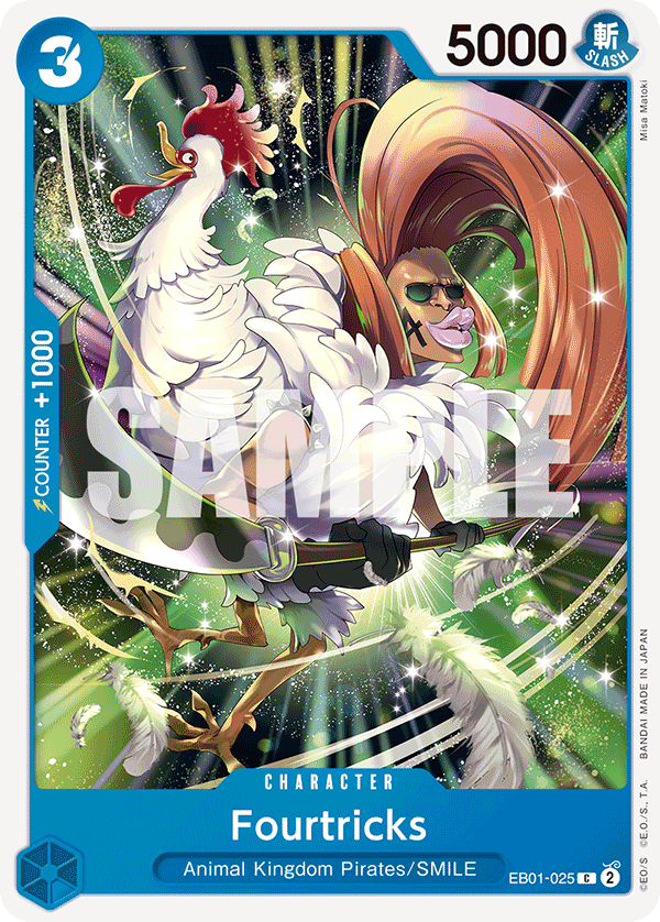 Fourtricks EB01-025 One Piece Card Game