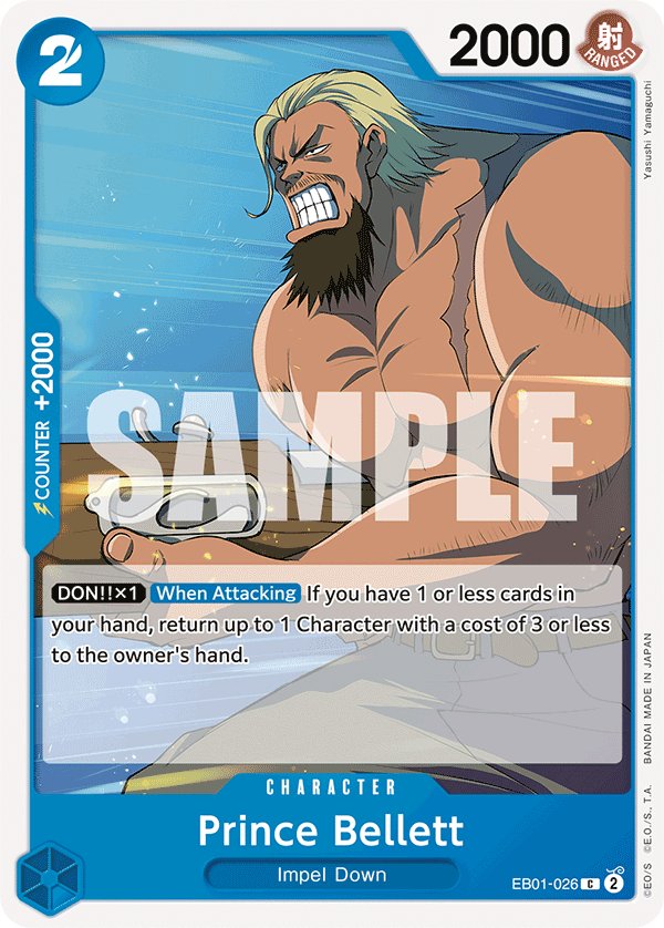 Prince Bellett EB01-026 One Piece Card Game