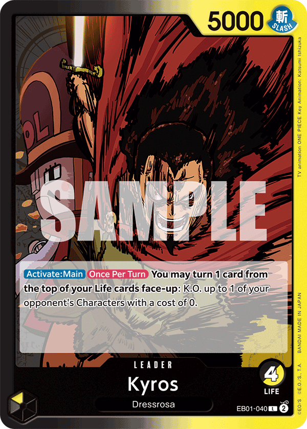 Kyros EB01-040 One Piece Card Game