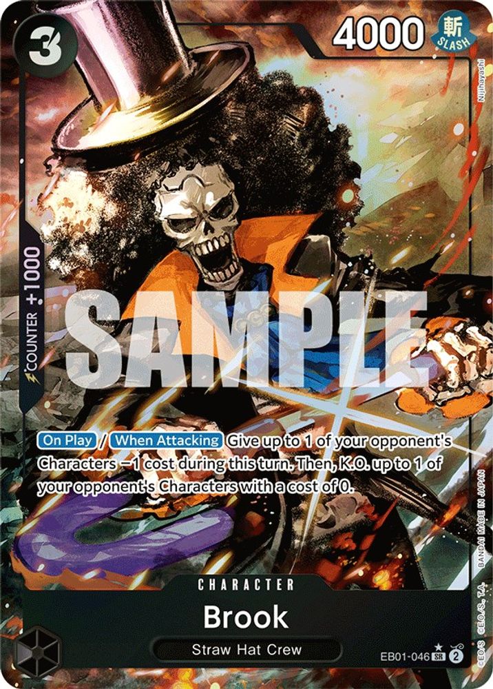 Brook [Alternate Art] EB01-046 One Piece Card Game