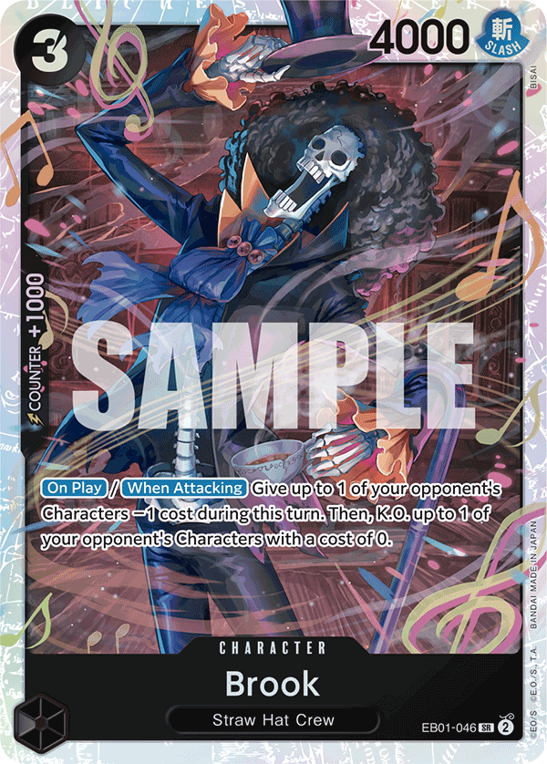 Brook [PRB-02] JP EB01-046 One Piece Card Game