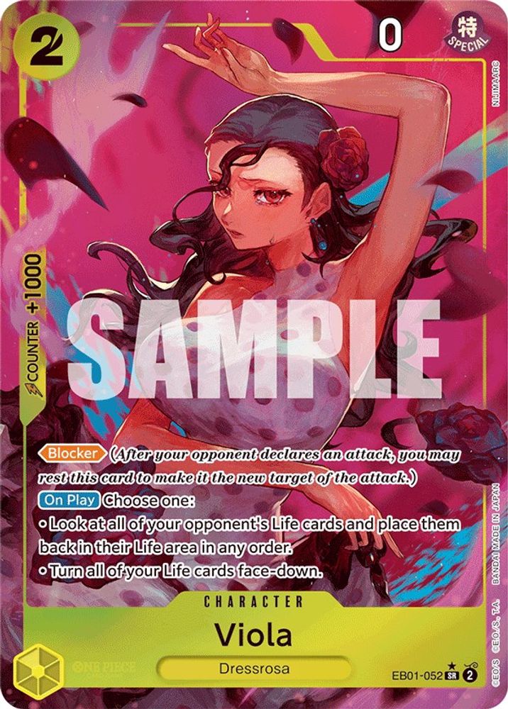 Viola [Alternate Art] EB01-052 One Piece Card Game