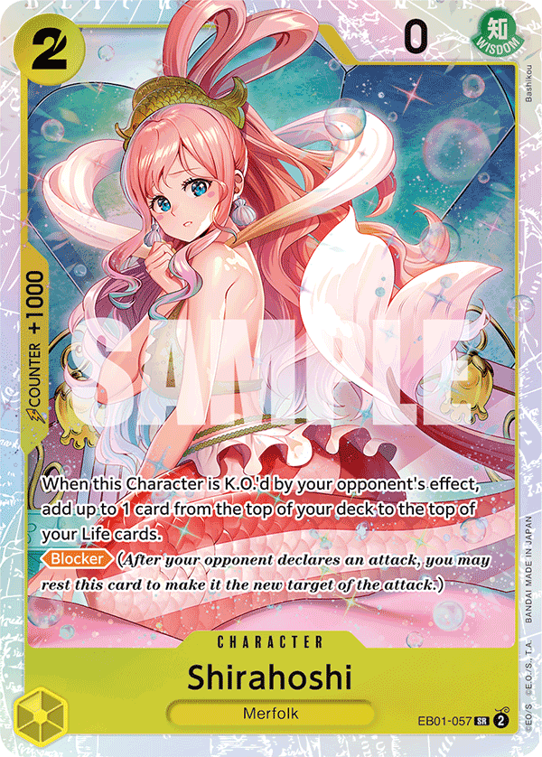 Shirahoshi [Alternate Art] JP EB01-057 One Piece Card Game