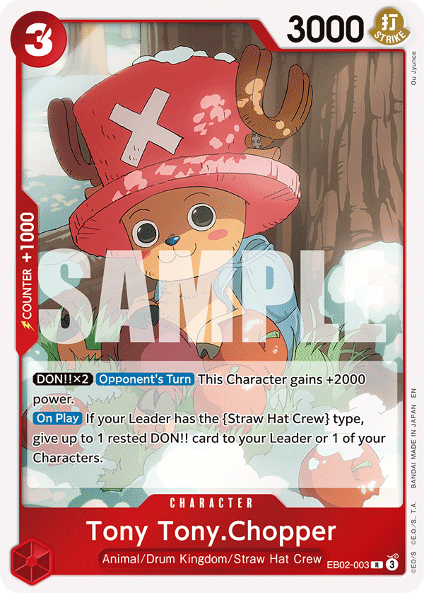 Tony Tony.Chopper [Comic] JP EB02-003 One Piece Card Game