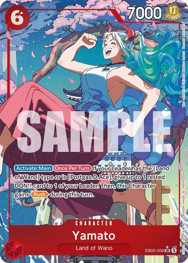 Yamato [Alternate Art] EB02-006 One Piece Card Game