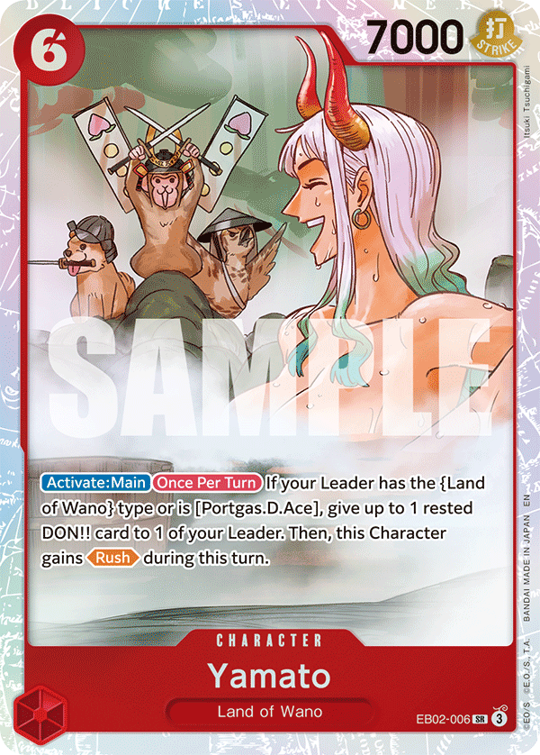 Yamato [Serial] JP EB02-006 One Piece Card Game