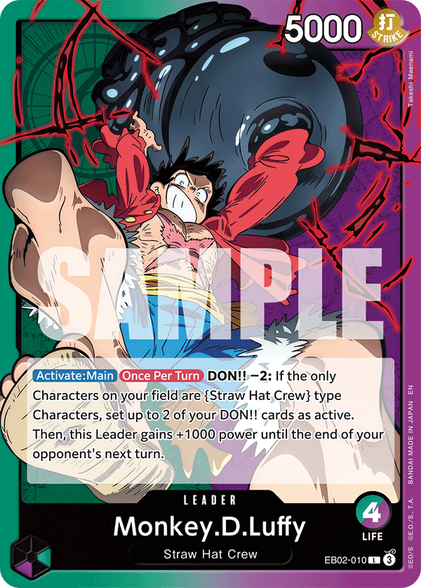 Monkey.D.Luffy EB02-010 One Piece Card Game