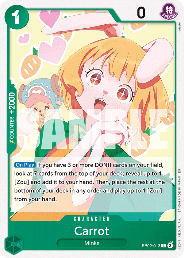 Carrot EB02-013 One Piece Card Game