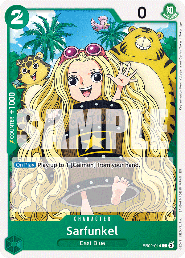 Sarfunkel EB02-014 One Piece Card Game