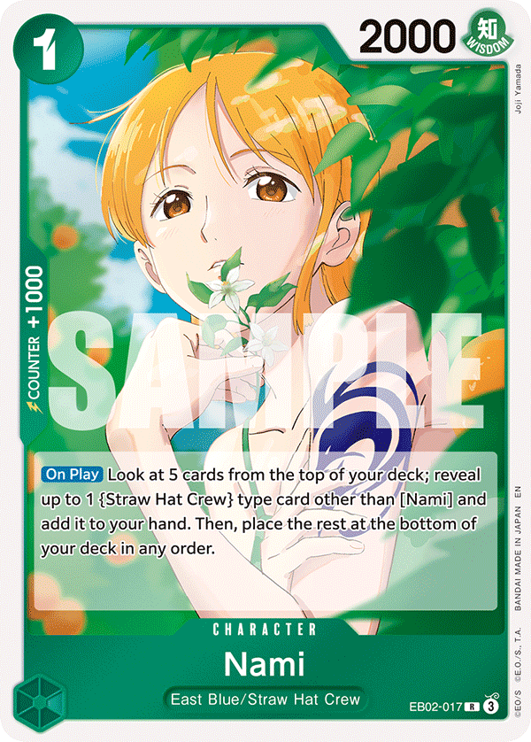 Nami EB02-017 One Piece Card Game