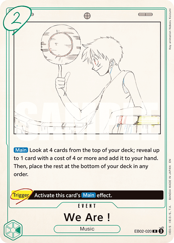 We Are! EB02-020 One Piece Card Game