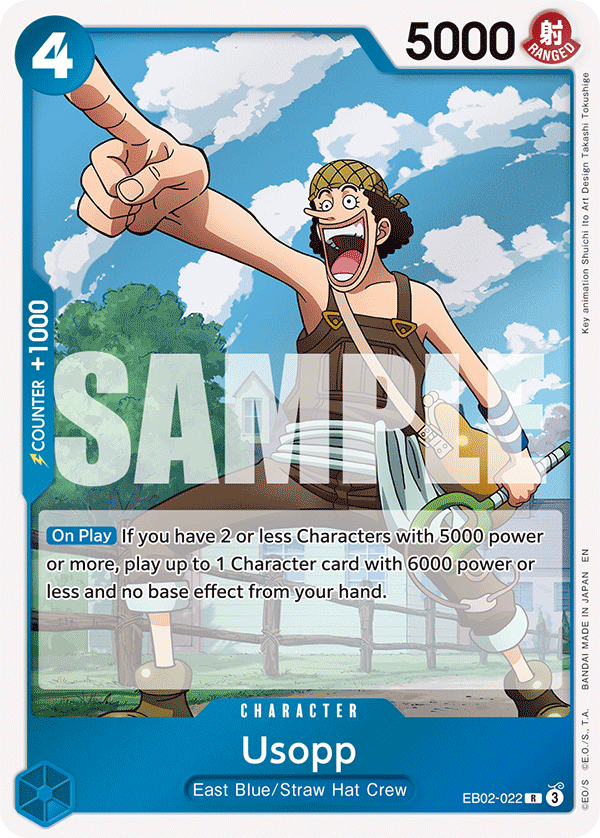 Usopp EB02-022 One Piece Card Game