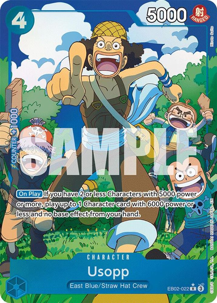 Usopp [Alternate Art] EB02-022 One Piece Card Game