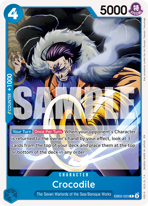 Crocodile EB02-023 One Piece Card Game
