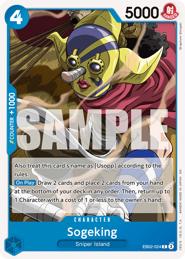 Sogeking EB02-024 One Piece Card Game
