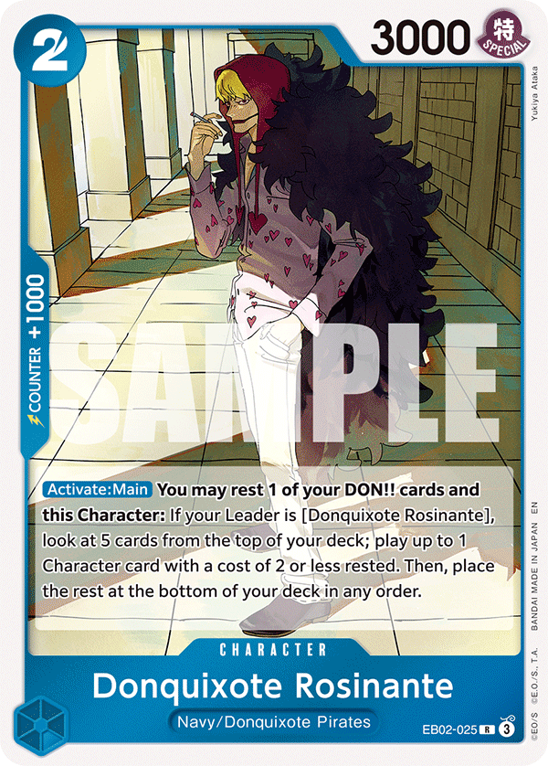 Donquixote Rosinante EB02-025 One Piece Card Game