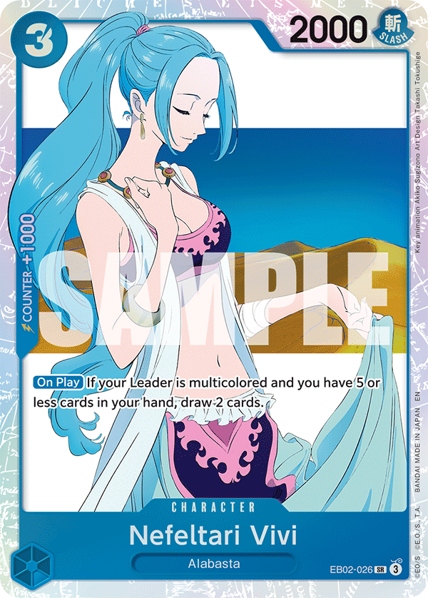 Nefeltari Vivi EB02-026 One Piece Card Game