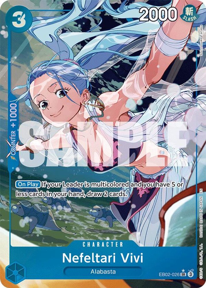 Nefeltari Vivi [Alternate Art] EB02-026 One Piece Card Game