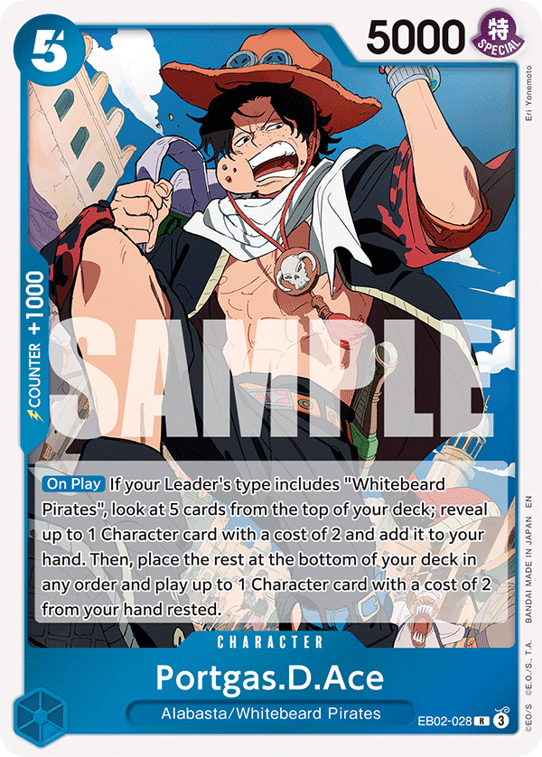 Portgas.D.Ace EB02-028 One Piece Card Game