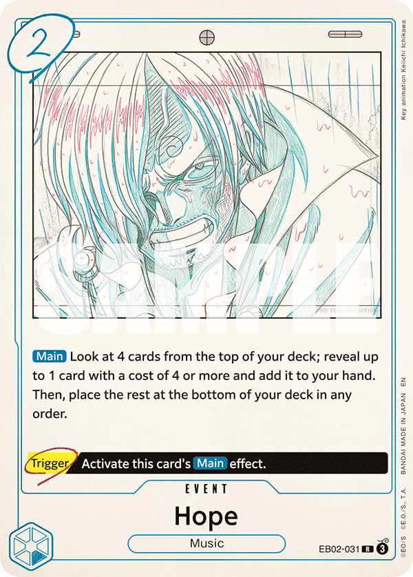 Hope EB02-031 One Piece Card Game