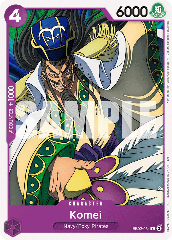 Komei EB02-034 One Piece Card Game