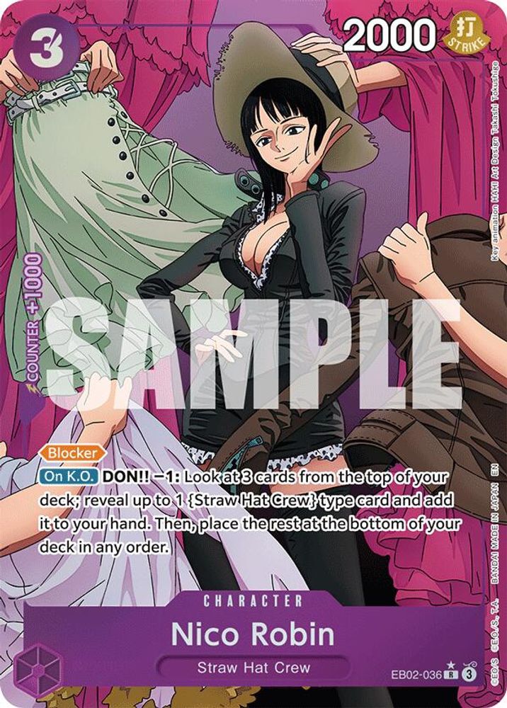 Nico Robin [Alternate Art] EB02-036 One Piece Card Game