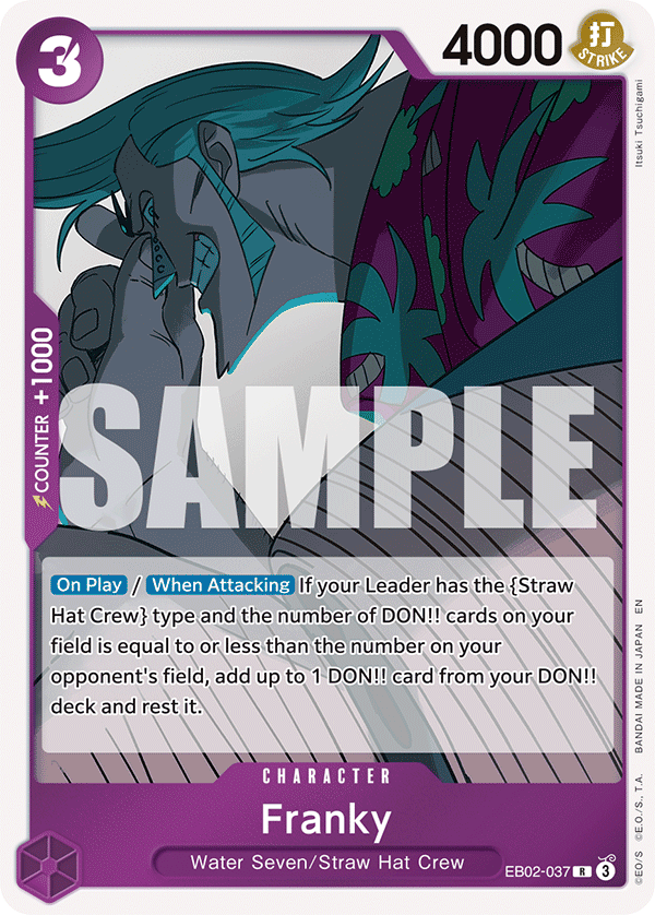 Franky EB02-037 One Piece Card Game