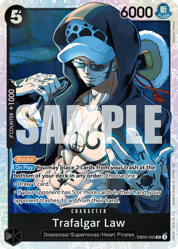 Trafalgar Law EB02-045 One Piece Card Game