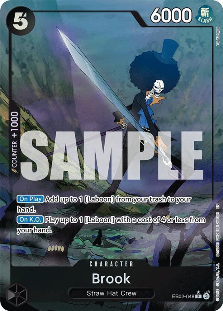 Brook [Alternate Art] EB02-048 One Piece Card Game