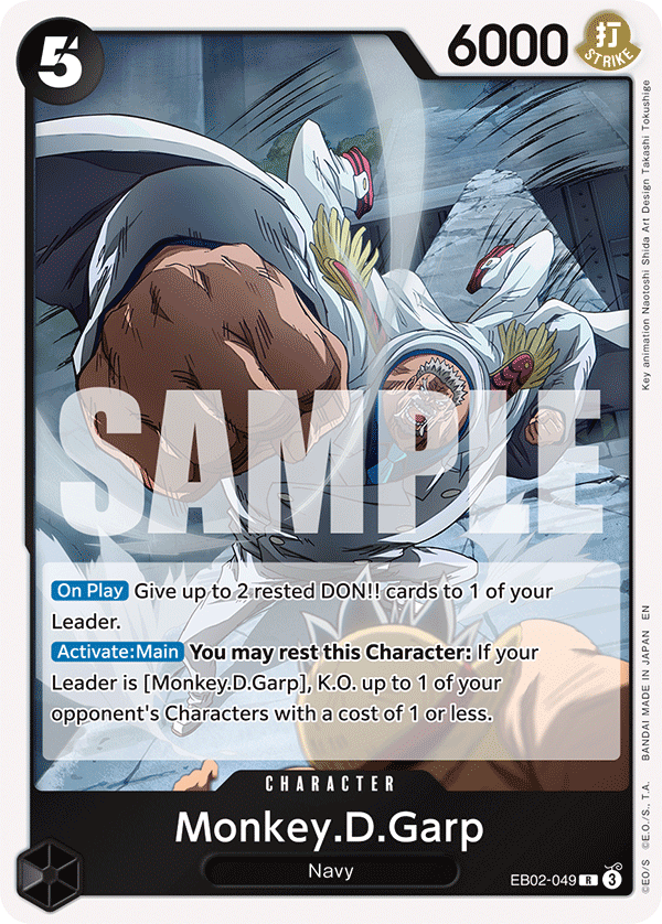 Monkey.D.Garp EB02-049 One Piece Card Game