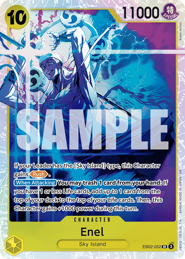 Enel EB02-052 One Piece Card Game
