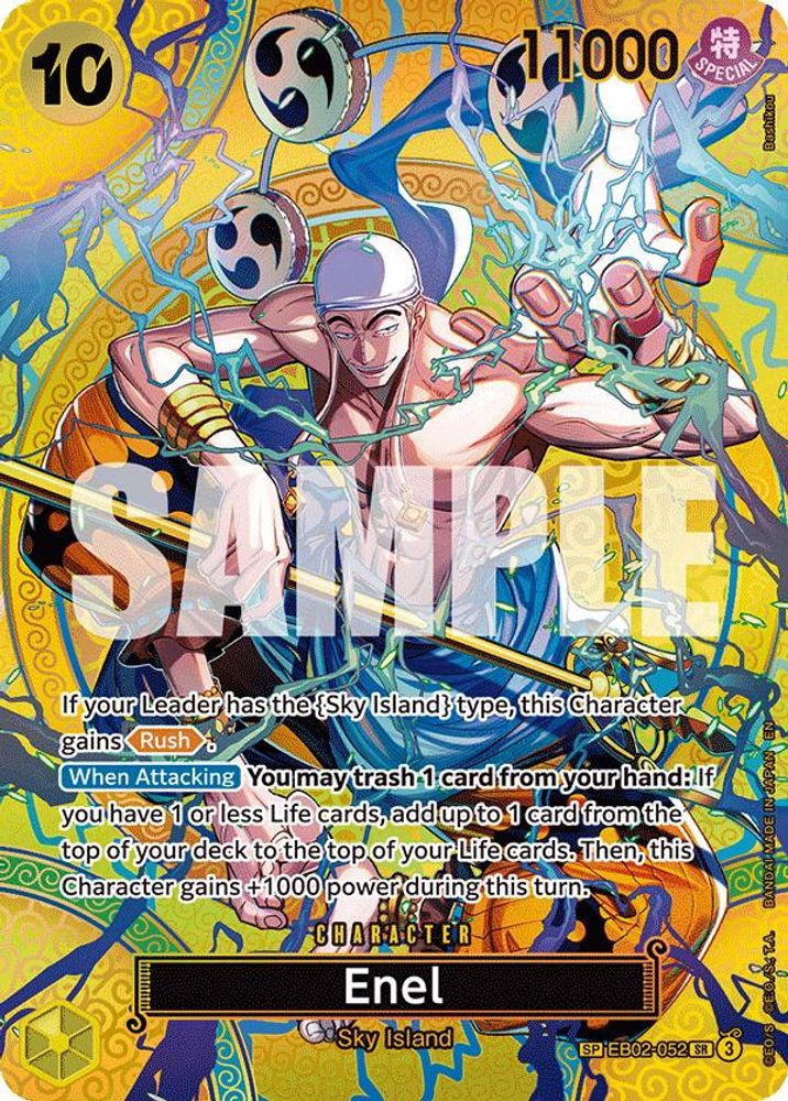 Enel [SP] EB02-052 One Piece Card Game