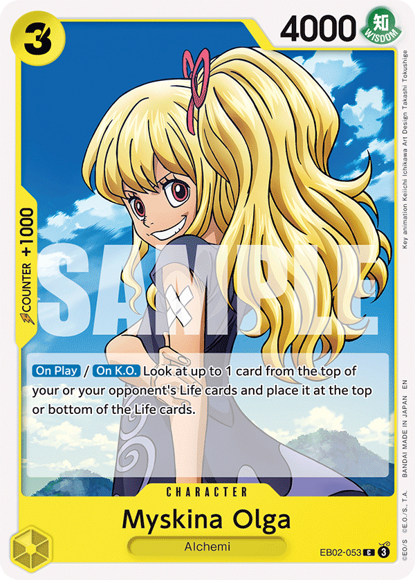 Myskina Olga EB02-053 One Piece Card Game