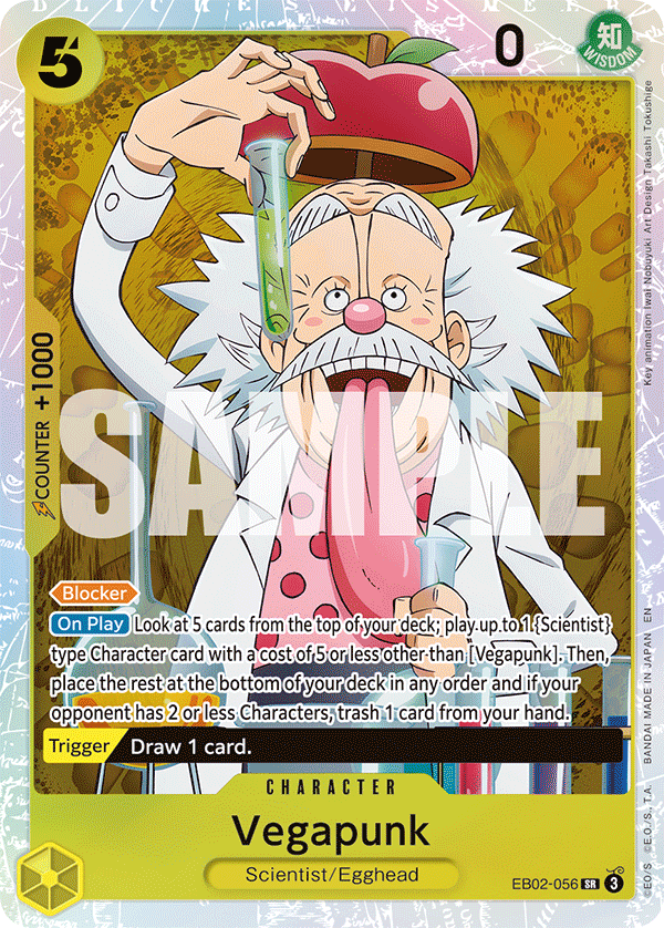 Vegapunk EB02-056 One Piece Card Game