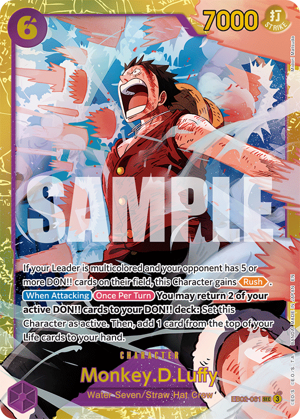 Monkey.D.Luffy [PRB-02] JP EB02-061 One Piece Card Game