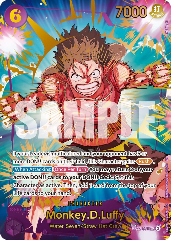 Monkey.D.Luffy [SP PRB-02] EB02-061 One Piece Card Game