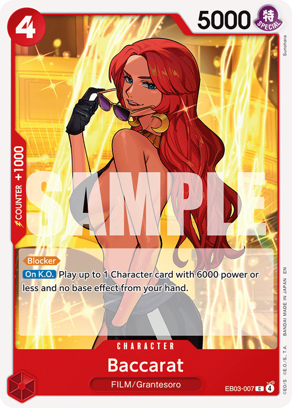 Baccarat EB03-007 One Piece Card Game