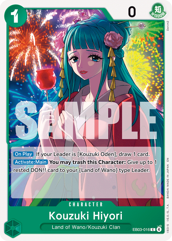 Kouzuki Hiyori EB03-016 One Piece Card Game